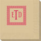 Greek Key Border with Monogram Napkins Image 1 of 2